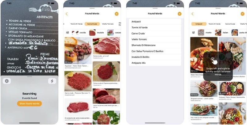 Ilustración: Cibo: una aplicación para traducir menús y mostrar imágenes de platos en restaurantes