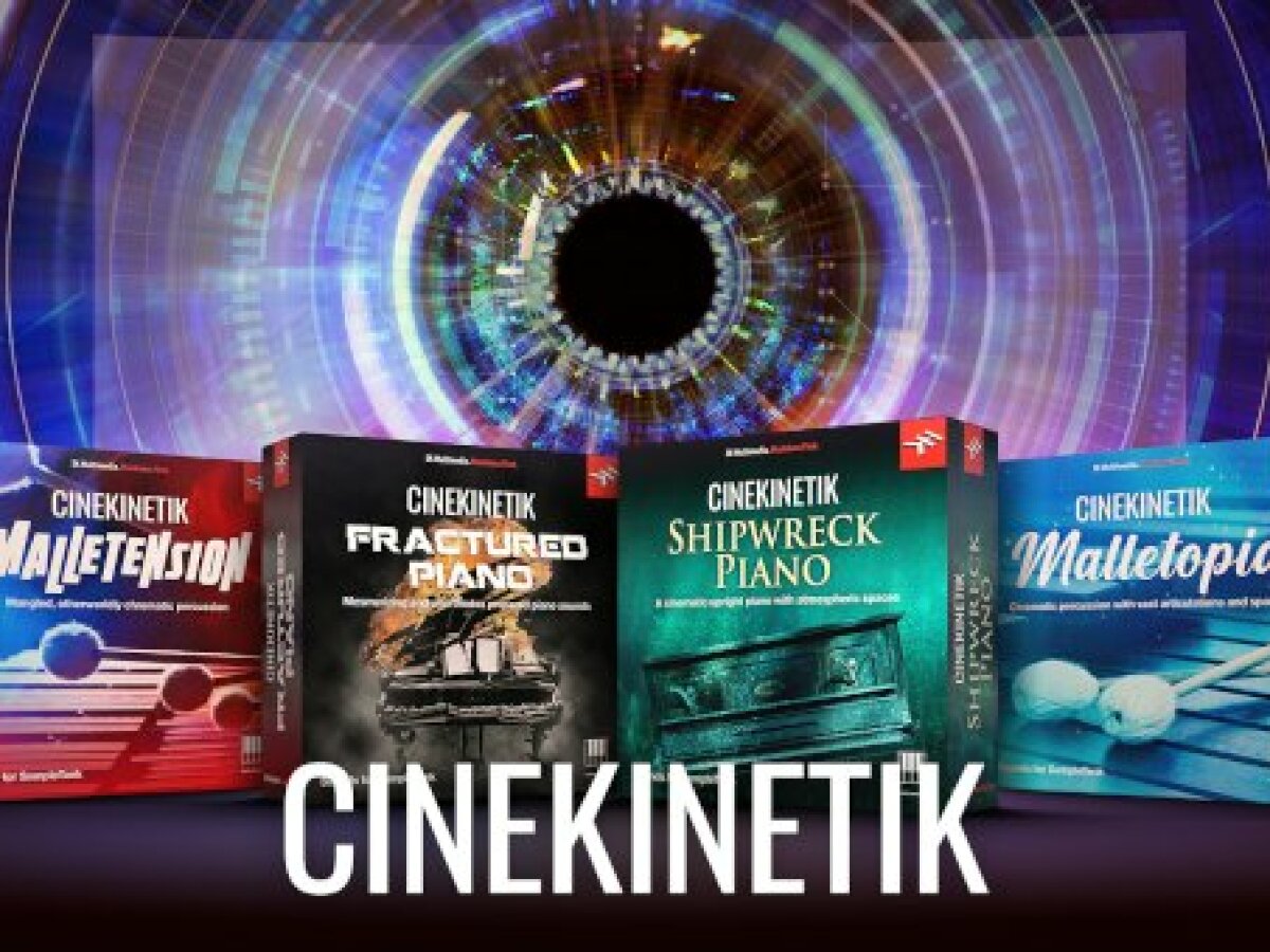 Colección Cinekinetik: IK multimedia lanza 4 bancos de sonido para SampleTank 4 (video)