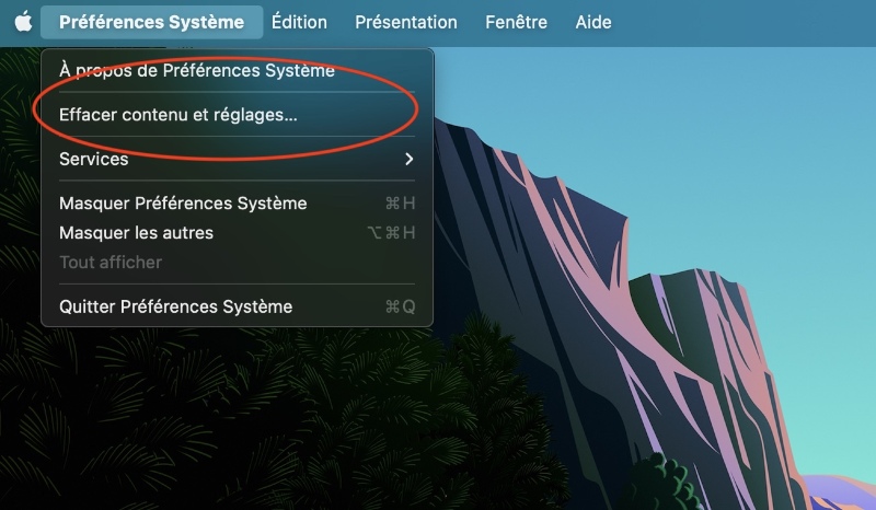 Illustratie: Een Mac snel resetten in macOS Monterey