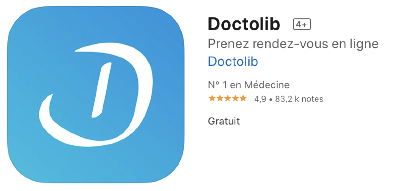 Ilustración: Doctolib ofrece desbloqueo a través de Touch ID o Face ID