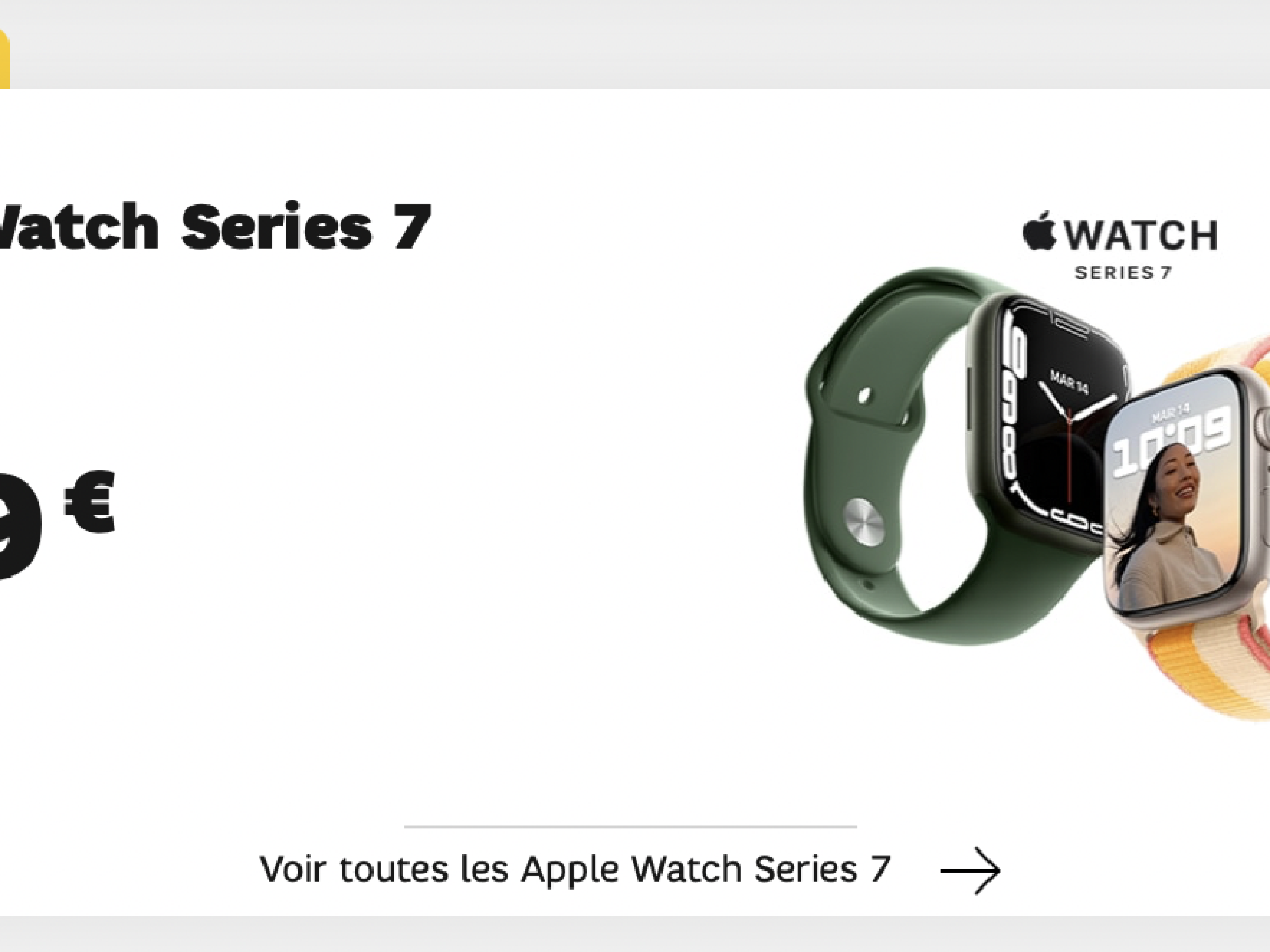 El Apple Watch Series 7 a la venta con operadores (-30 euros en algunos modelos)