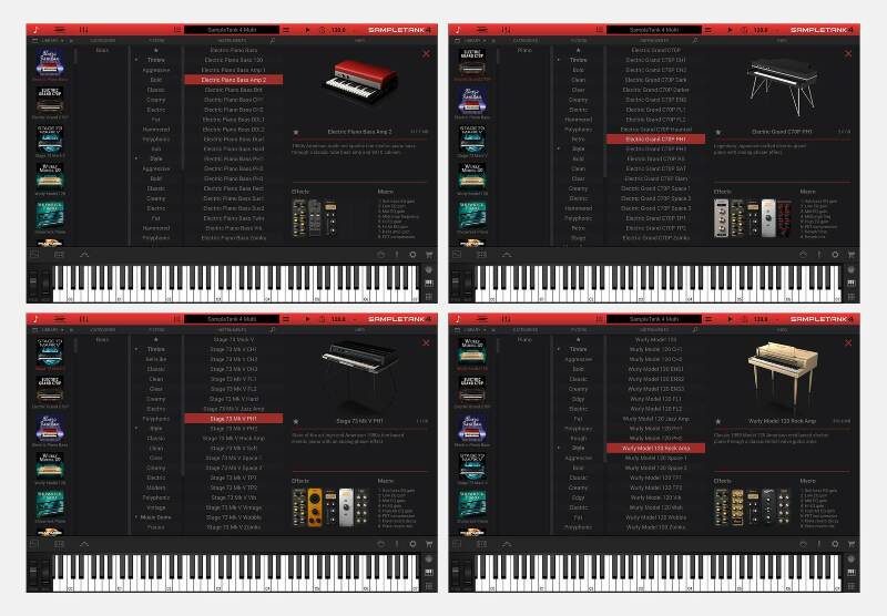 Illustratie: Electromagnetik: een verzameling elektrische piano's & agrave;  119 & euro;  bij IK Multimedia (video)