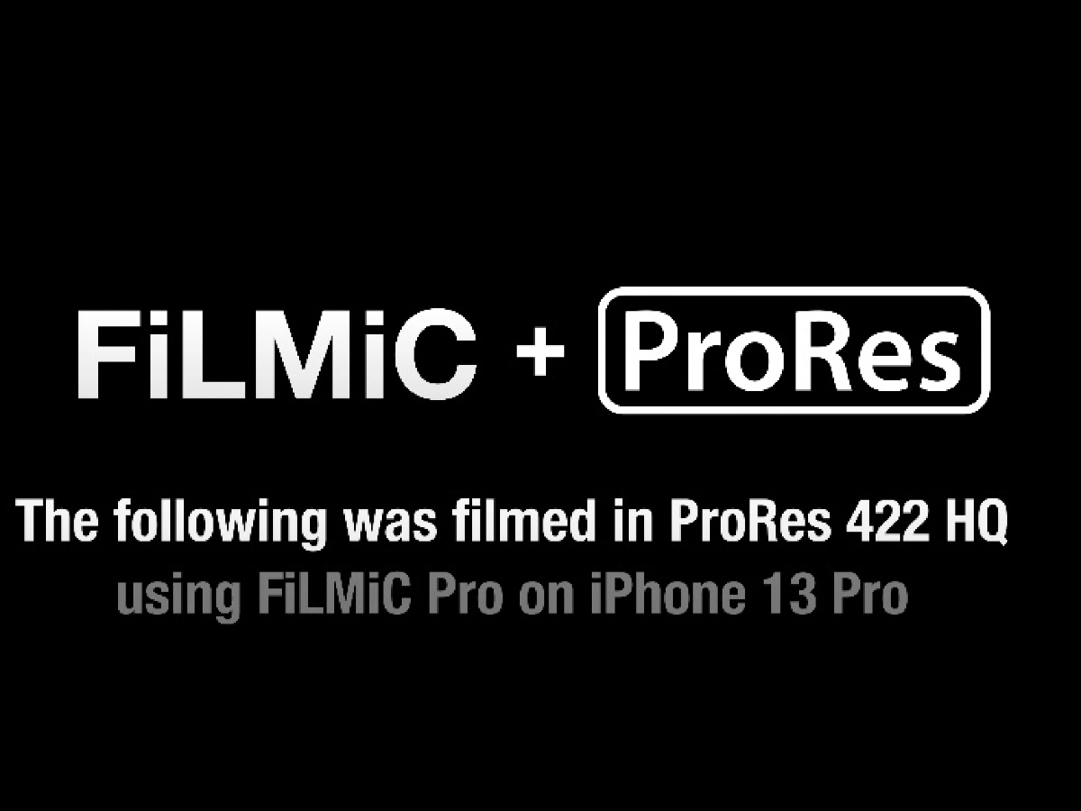 FiLMiC Pro es compatible con ProRes en iPhone 13 Pro antes que Apple (video)