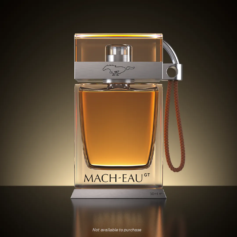 Ilustración: Ford d & eacute; veil Mach-Eau, un perfume de `` esencia ''  para vehículos eléctricos!