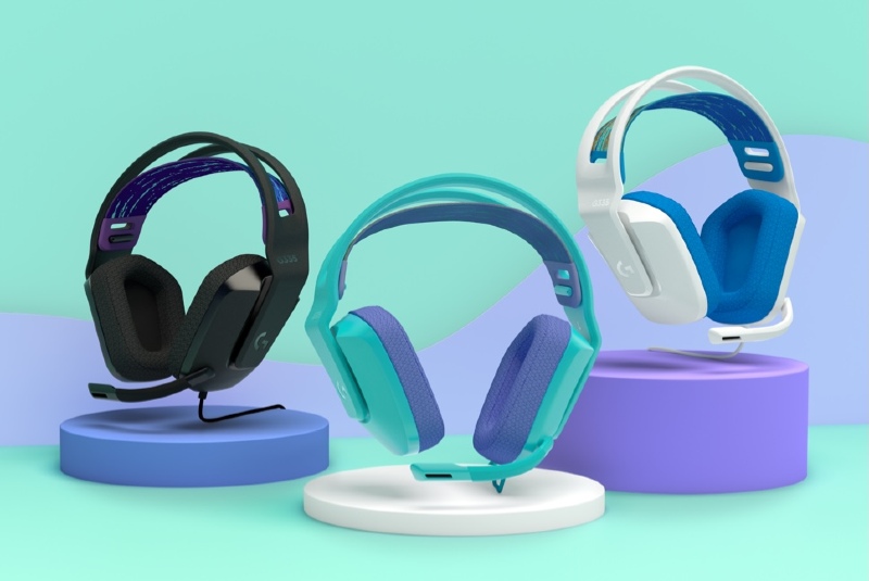 Ilustración: G335: nuevos auriculares para juegos con cable, livianos y coloridos  69 & euro;  en Logitech