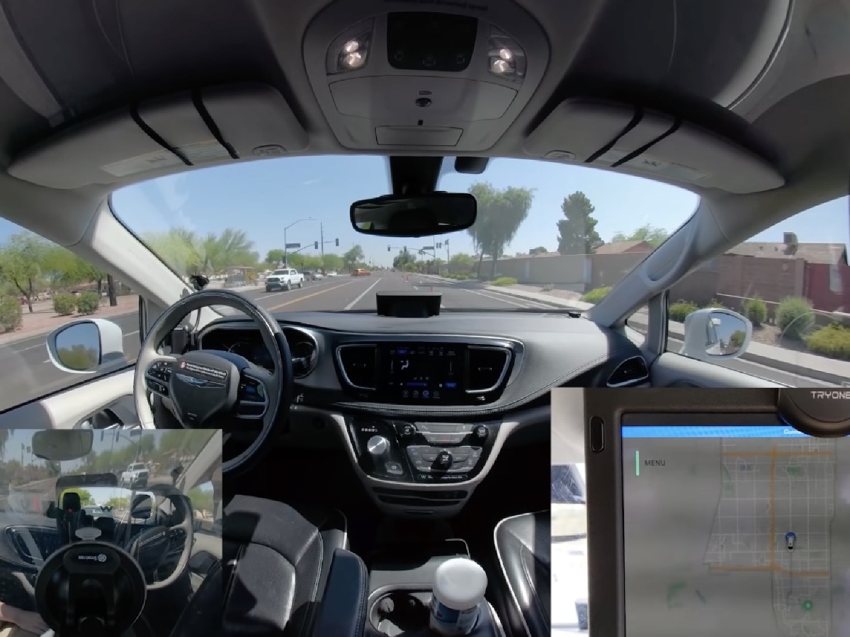 Inusual: cuando un automóvil autónomo de Google se atasca en el tráfico (video)