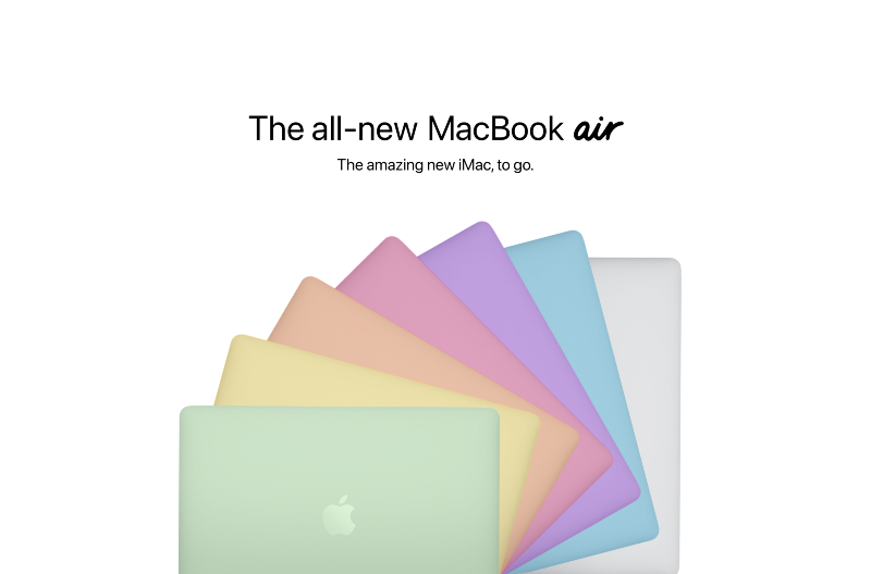 Ilustración: Kuo: un nuevo MacBook Air mini-LED en colores de mediados de 2022