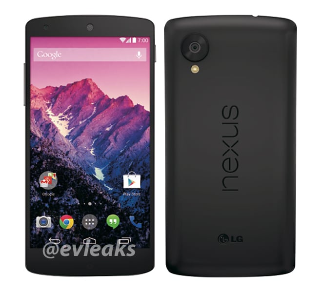 LG Nexus 5 se muestra en un nuevo render