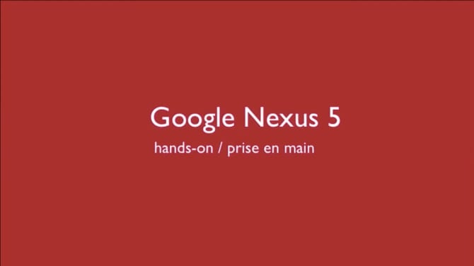 LG Nexus 5 appare anche in un video hands-on