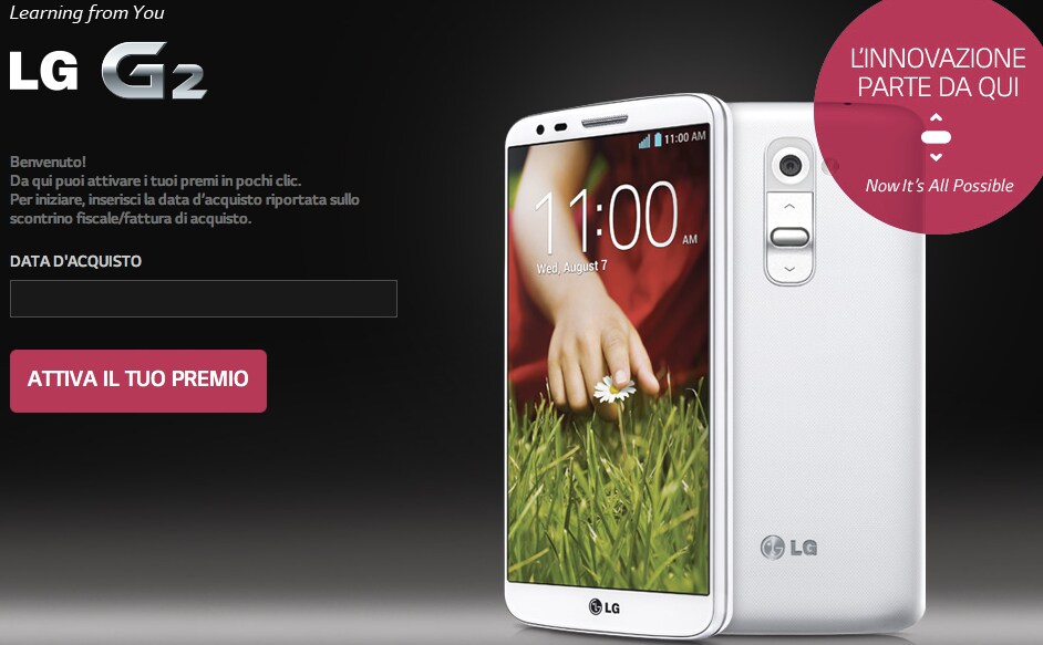 LG offre una copertura assicurativa gratis sui G2 acquistati entro il 30 novembre (e poi una cover gratuita)
