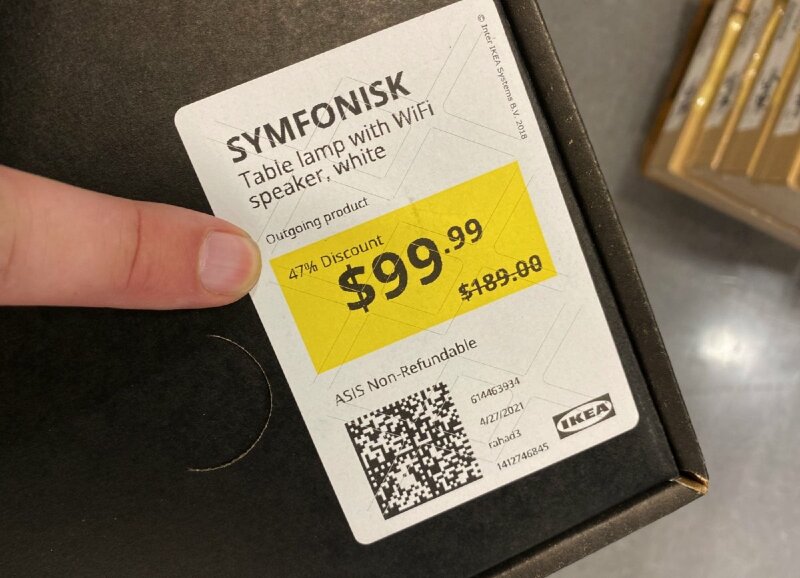 Ilustración: La lámpara AirPlay 2 Symfonisk de Ikea podría eliminarse del catálogo