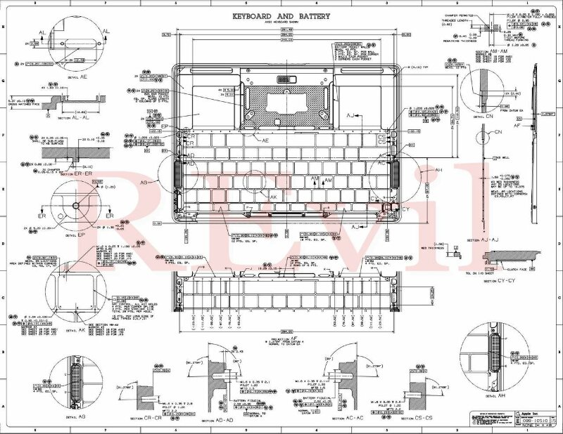 Ilustración: los diagramas de productos de Apple publicados por piratas informáticos deleitan a los reparadores