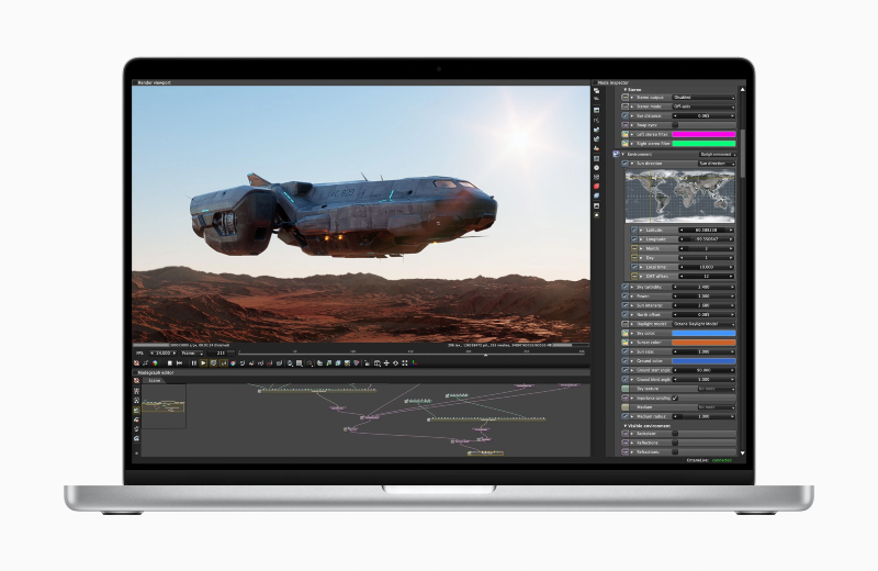 Ilustración: MacBook Pro 14/16 & quot;  : macOS Monterey oculta la muesca en modo de pantalla completa