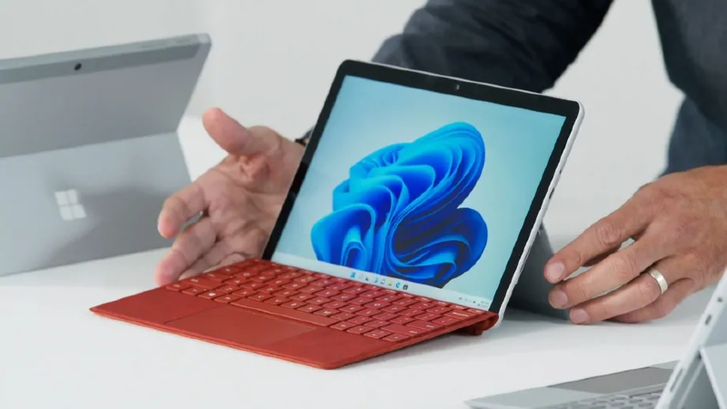 Illustratie: Microsoft lanceert Surface Laptop Studio, Surface Pro 8, Surface Duo 2 en Surface Go 3