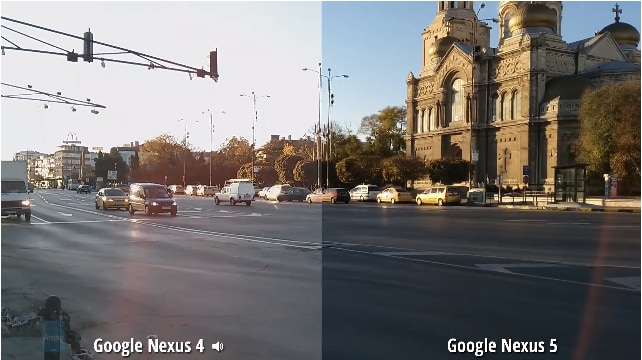 Nexus 4 versus Nexus 5 en una grabación de video cara a cara