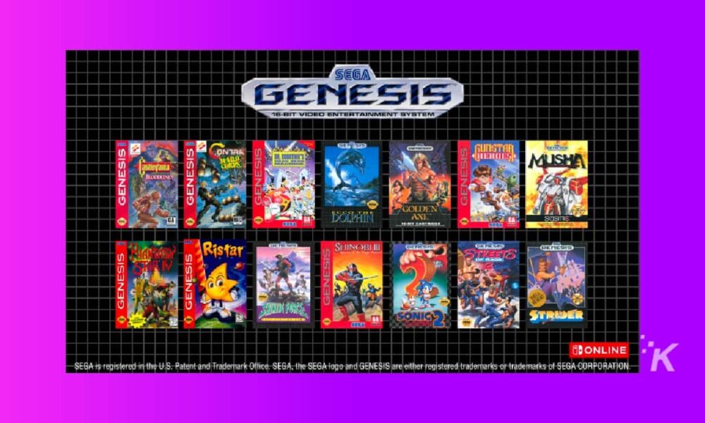 Nintendo actualiza su Switch Online Expansion Pack con 5 nuevos juegos de Sega Genesis