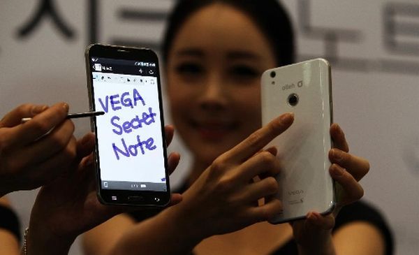 Nota secreta oficial de Vega: un Galaxy Note 3 de la marca Pantech