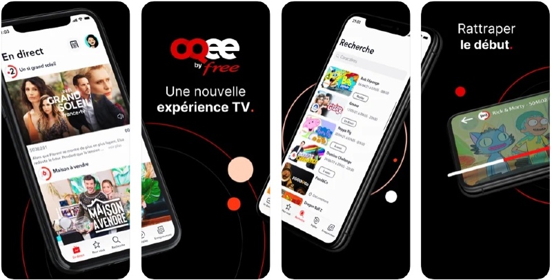 Ilustración: OQEE: la aplicación para ver canales de TV gratuitos está disponible en iOS / iPadOS y tvOS