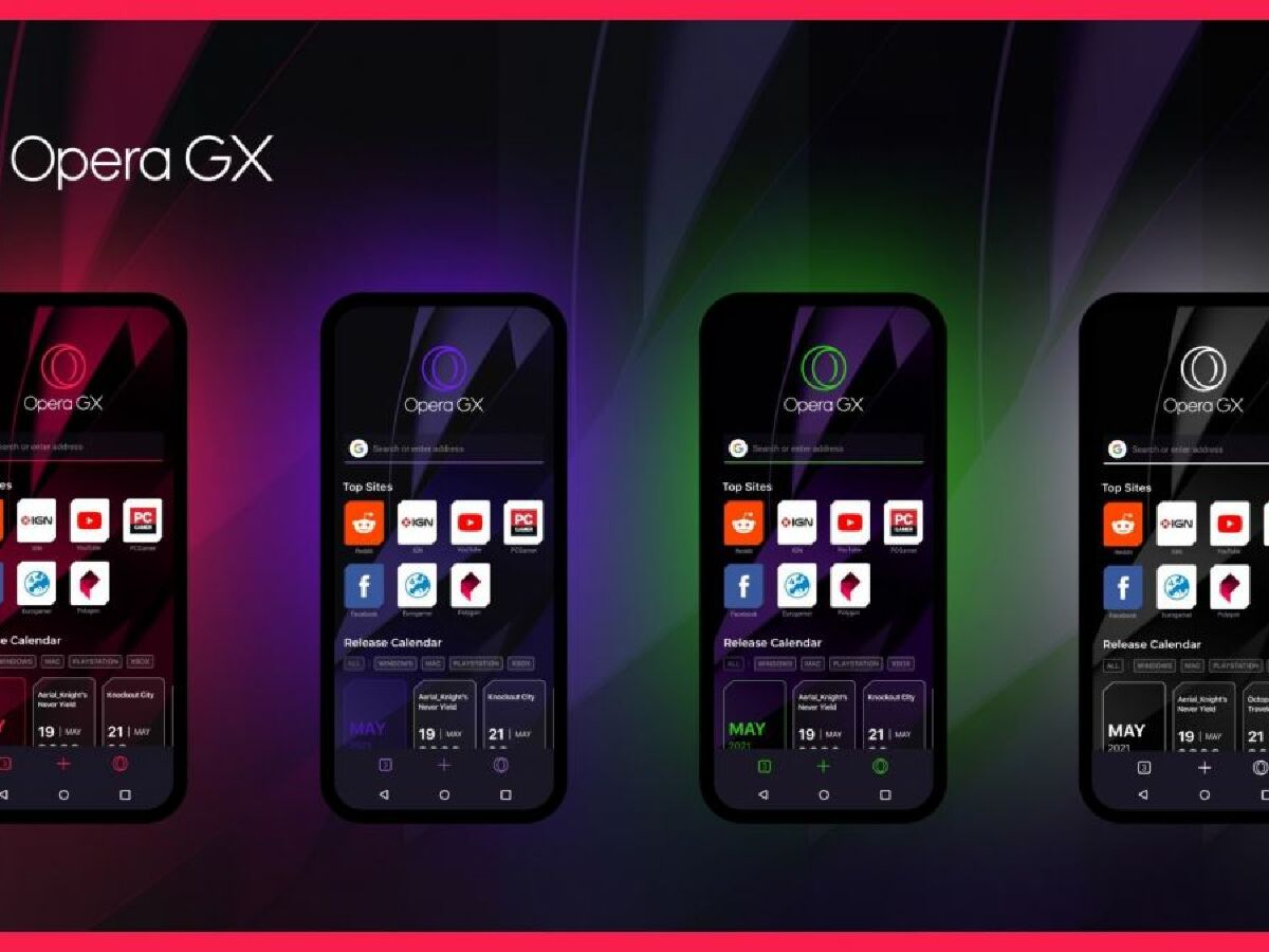Opera GX: el navegador orientado a juegos está disponible en la versión final en iOS / Android