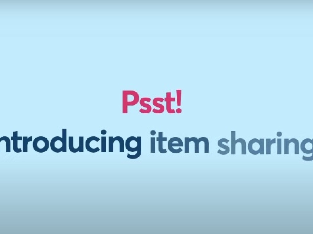 Psst!  : 1Password presenta su función para compartir contraseñas