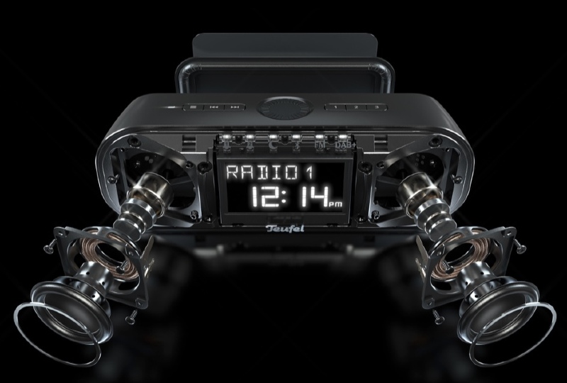Ilustración: Radio One: un nuevo radio reloj Bluetooth / DAB + de Teufel