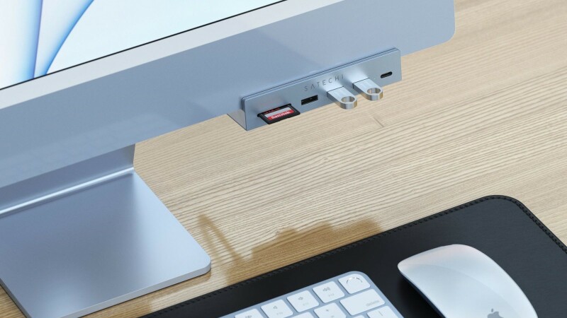 Illustratie: Satechi introduceert een nieuwe USB-C hub voor de iMac M1