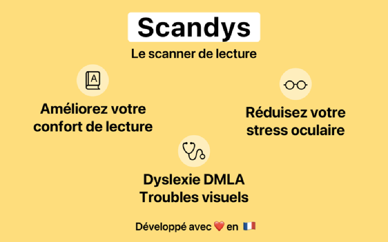 Ilustración: Scandys: una aplicación francesa para personas con discapacidades de lectura