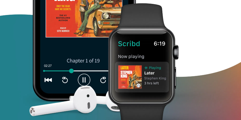 Ilustración: Scribd le permite transmitir audiolibros desde Apple Watch