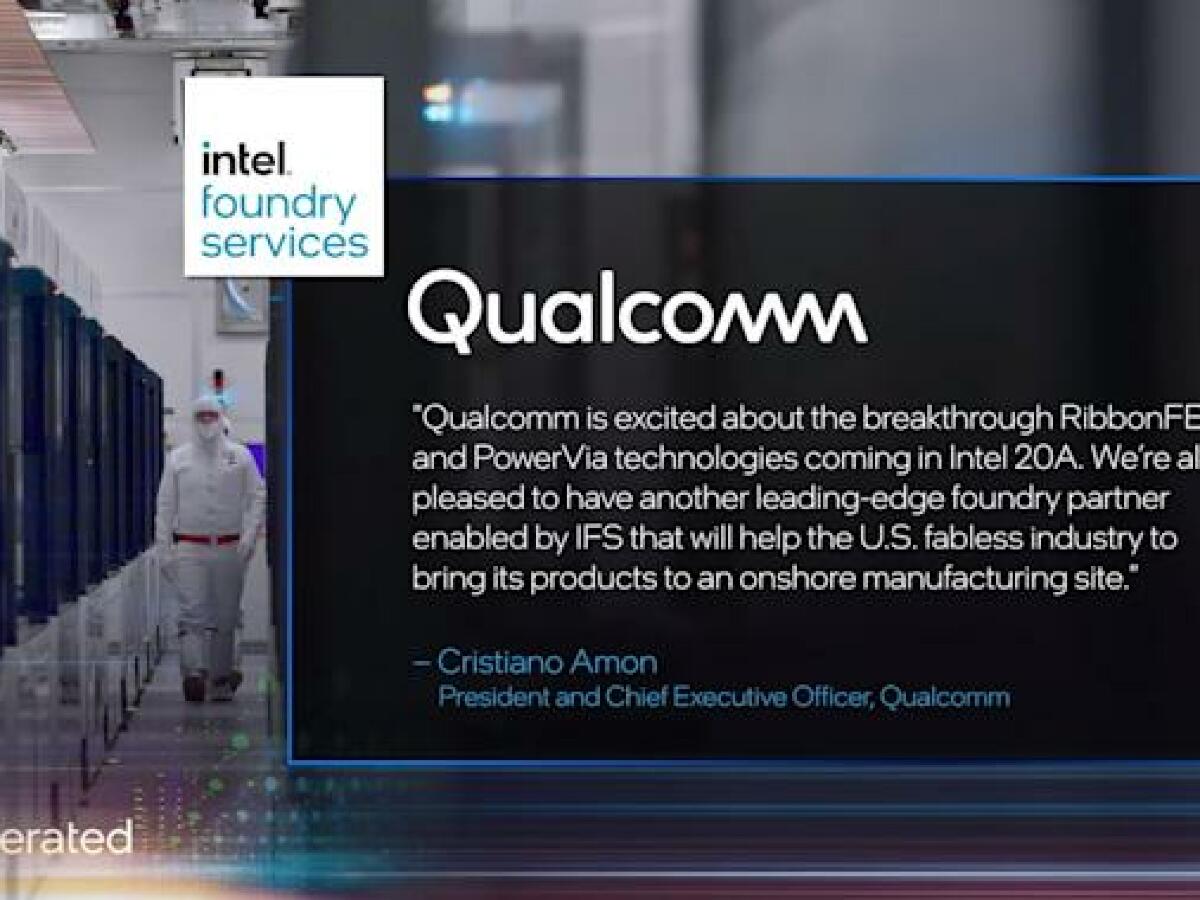 Se espera que Intel produzca chips para Qualcomm y Amazon en 2024