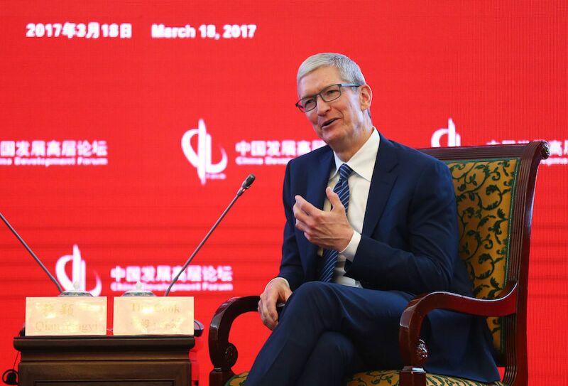Illustratie: Apple zou & oacute;  een deal van 275 miljard met China om hun goede betrekkingen te behouden