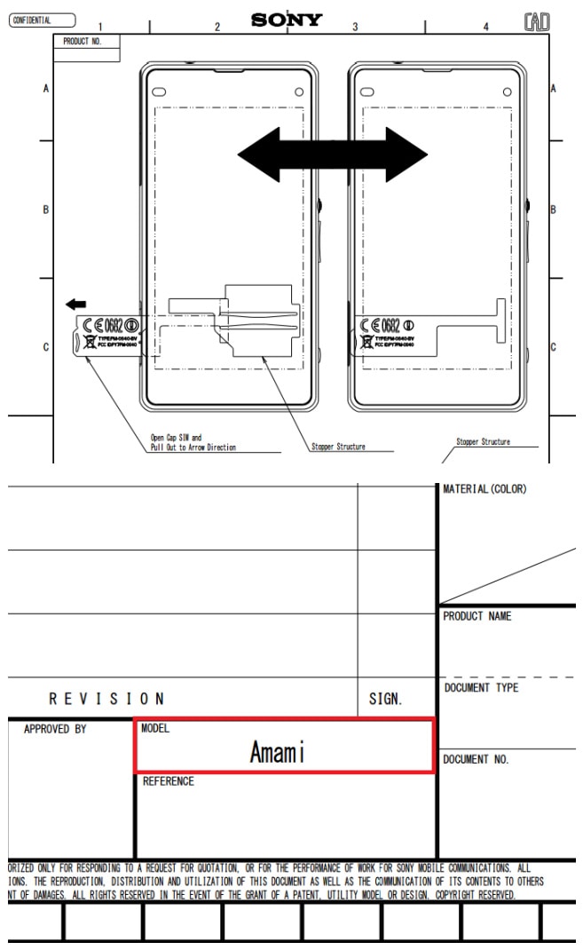 Sony Xperia Z1s passa dall'FCC con il nome in codice &quot;Amami&quot;