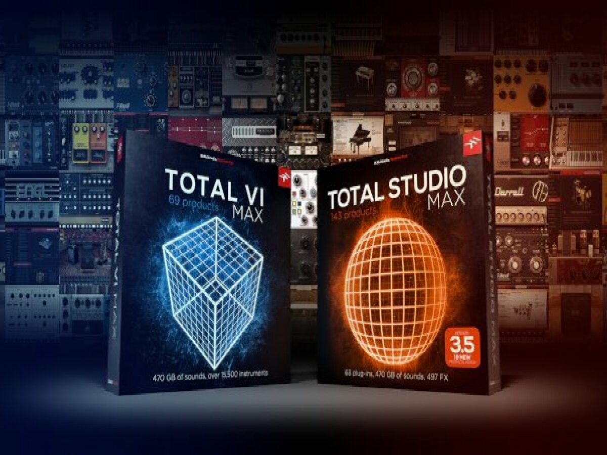 Total Studio 3.5 Max y Total VI Max de IK Multimedia están disponibles por 719 € y 479 €