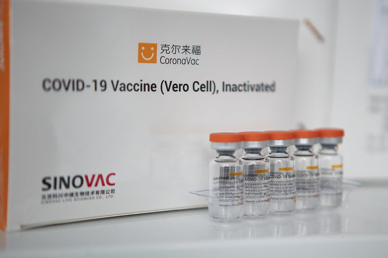 viales de vacuna sinovac covid-19