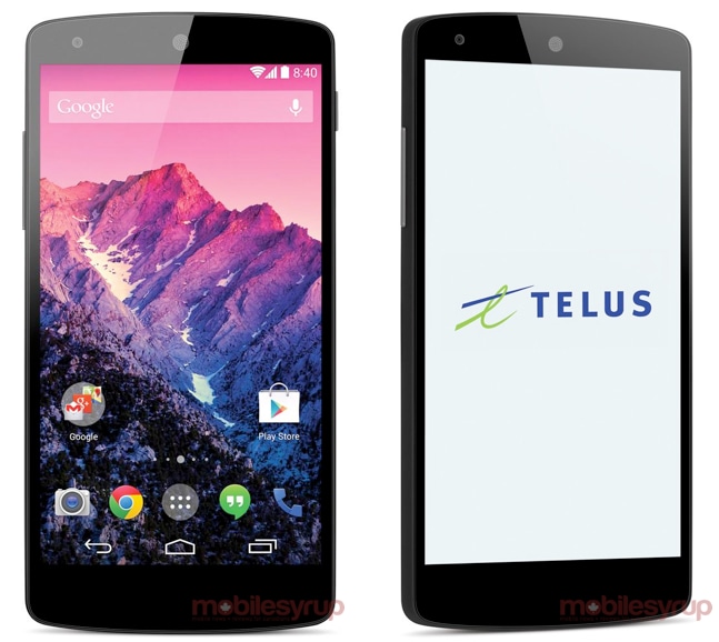 Un operador canadiense presenta una versión del Nexus 5