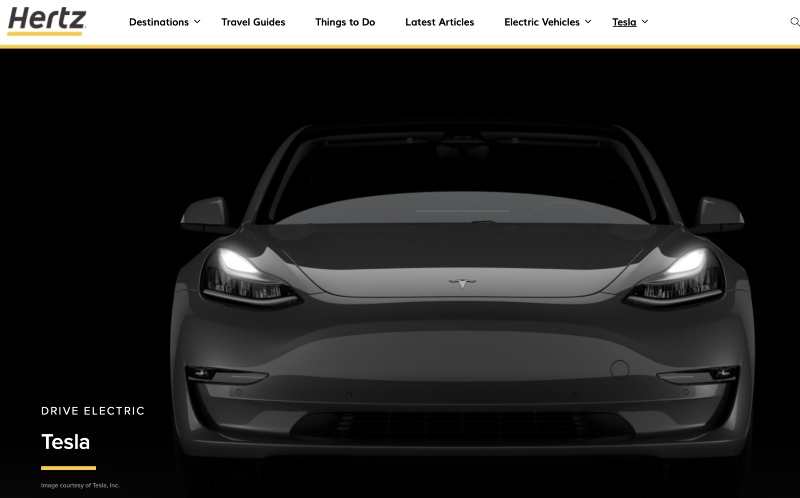 Illustratie: VE: Hertz bereidt voor & agrave;  elektrisch, Mode Y Perf, Rivian, Tesla GPS, vluchten en een elektrische Subaru