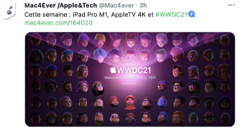 Ilustración: iMessage: Apple pone & agrave;  día su hashtag # WWDC21