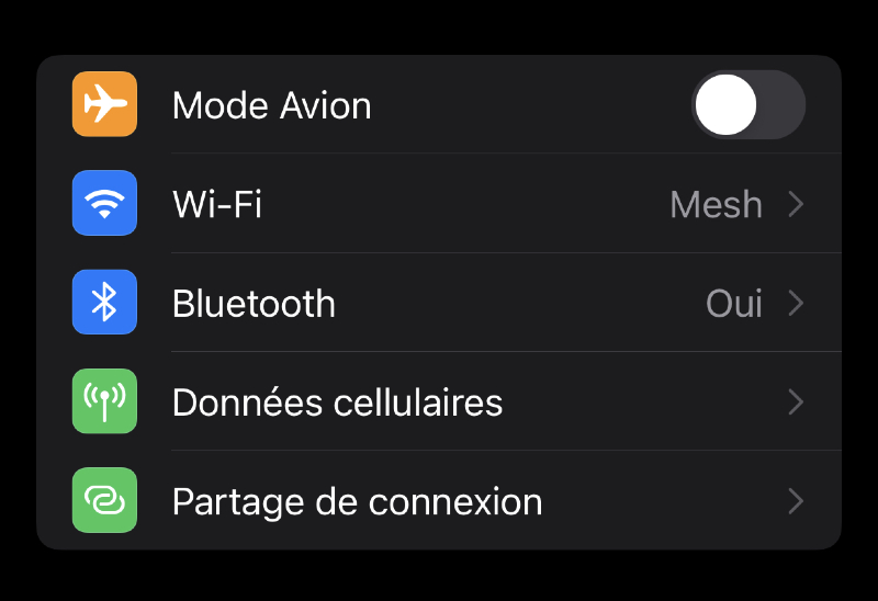 Ilustración: iOS 15: la conexión compartida cambia a WPA3