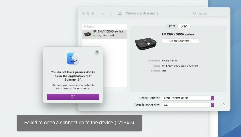 Illustratie: macOS Big Sur: Apple heeft het opgelost;  de scannerfout