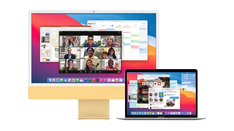 Ilustración: macOS Monterey permitirá utilizar una segunda Mac como monitor externo