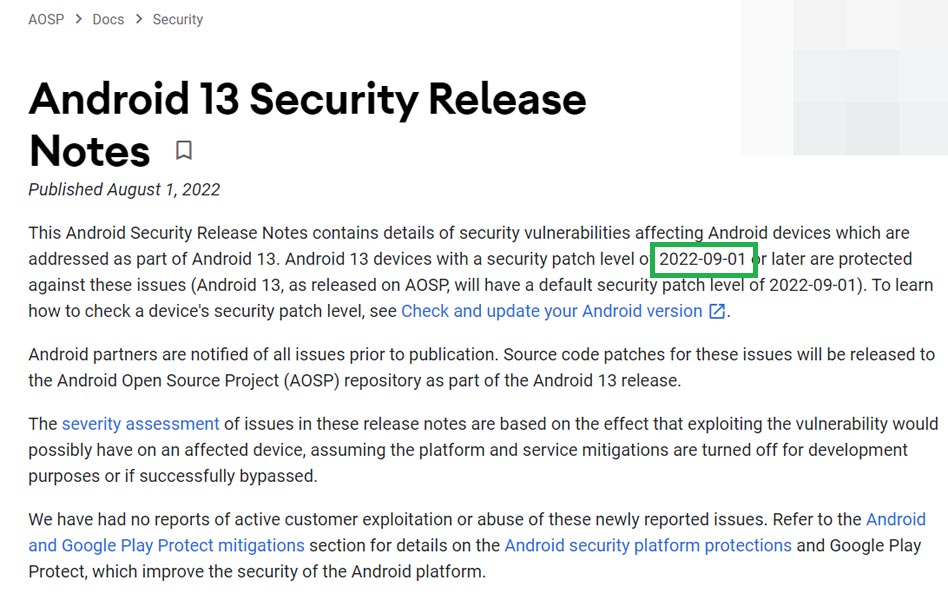Android 13 estable Google Pixel
