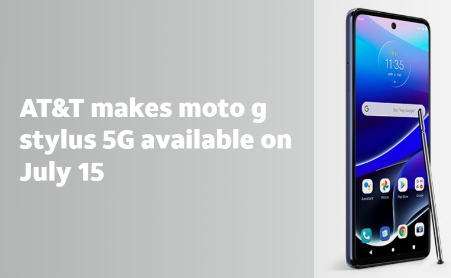 ATT Moto G Stylus 5G con S Pen