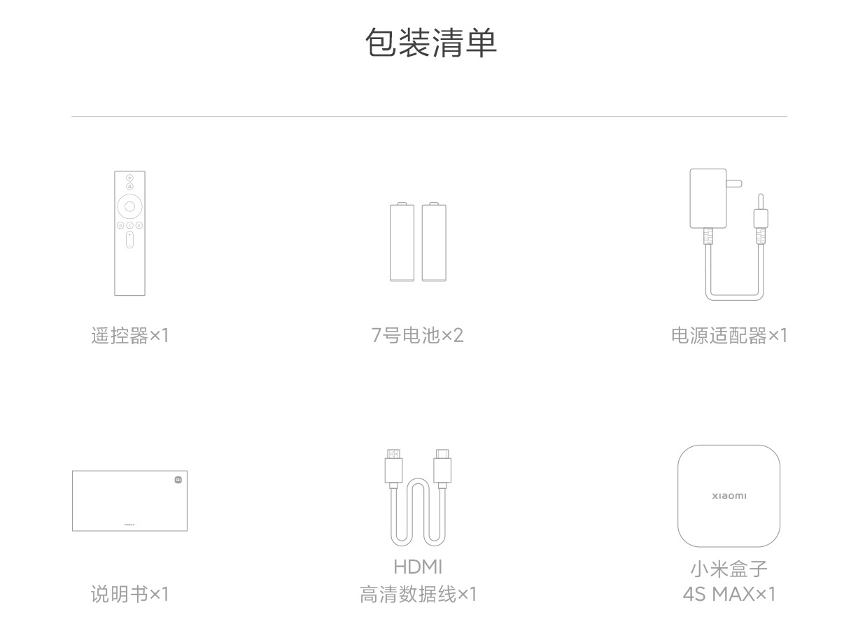 Caja interior Xiaomi 4S Max