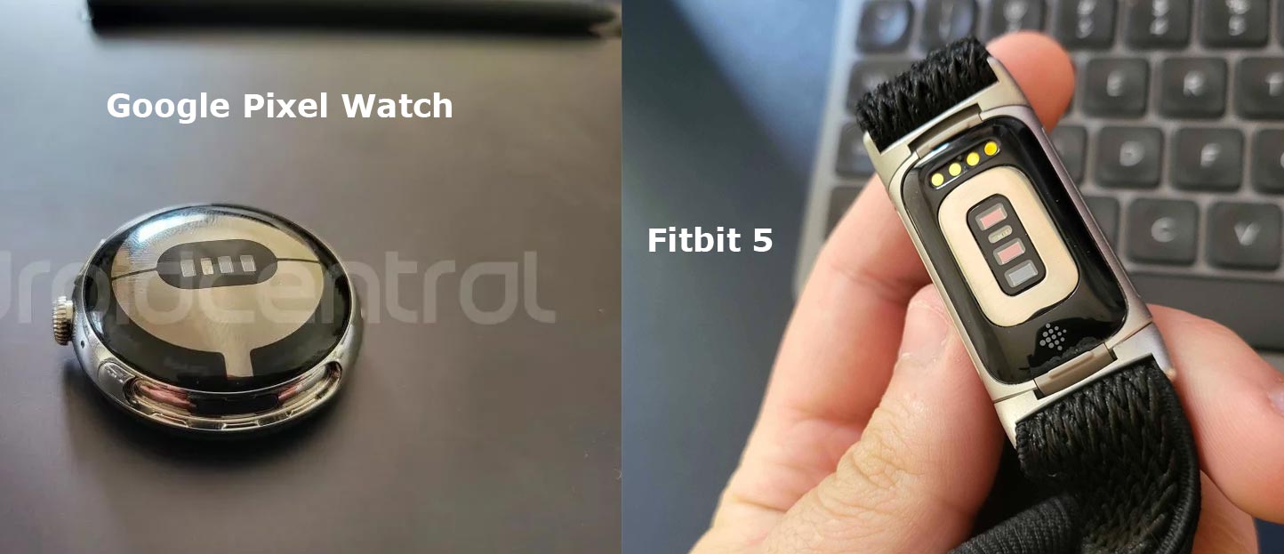 Sensores Google Pixel Watch y Fitbit 5