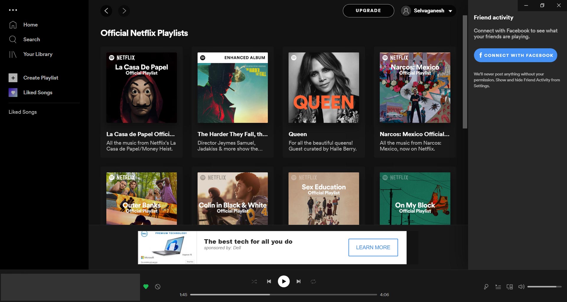 Netflix Sound Tracks Hub Spotify Aplicación de Windows
