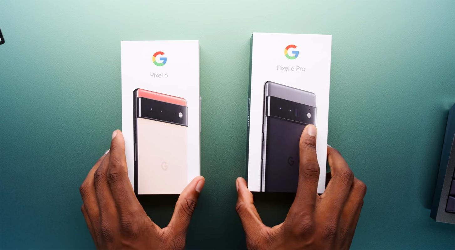 Google Pixel 6 and 6 Pro with Retail Box