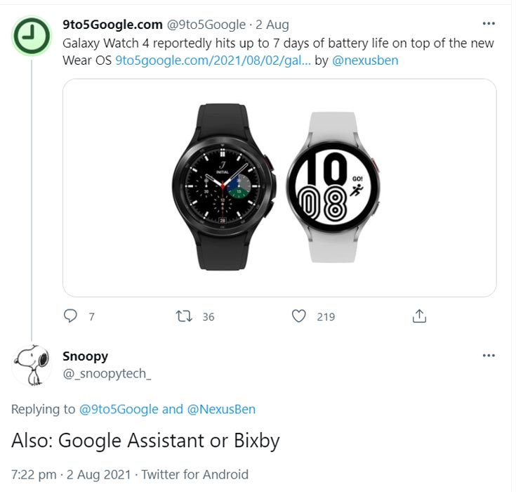 Bixby en Google Wear OS Samsung