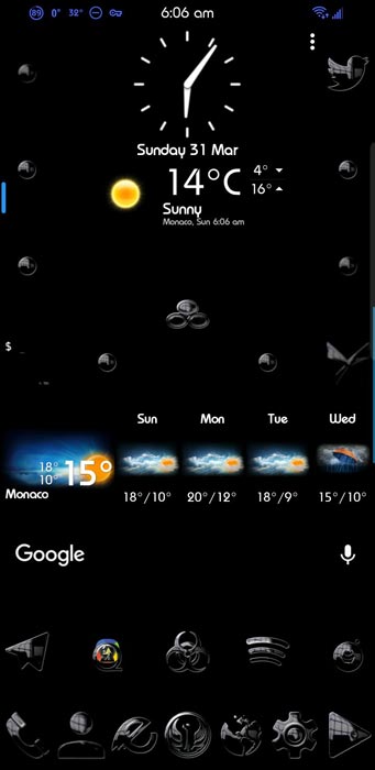 Aplicación Samsung Clock One UI Tuner
