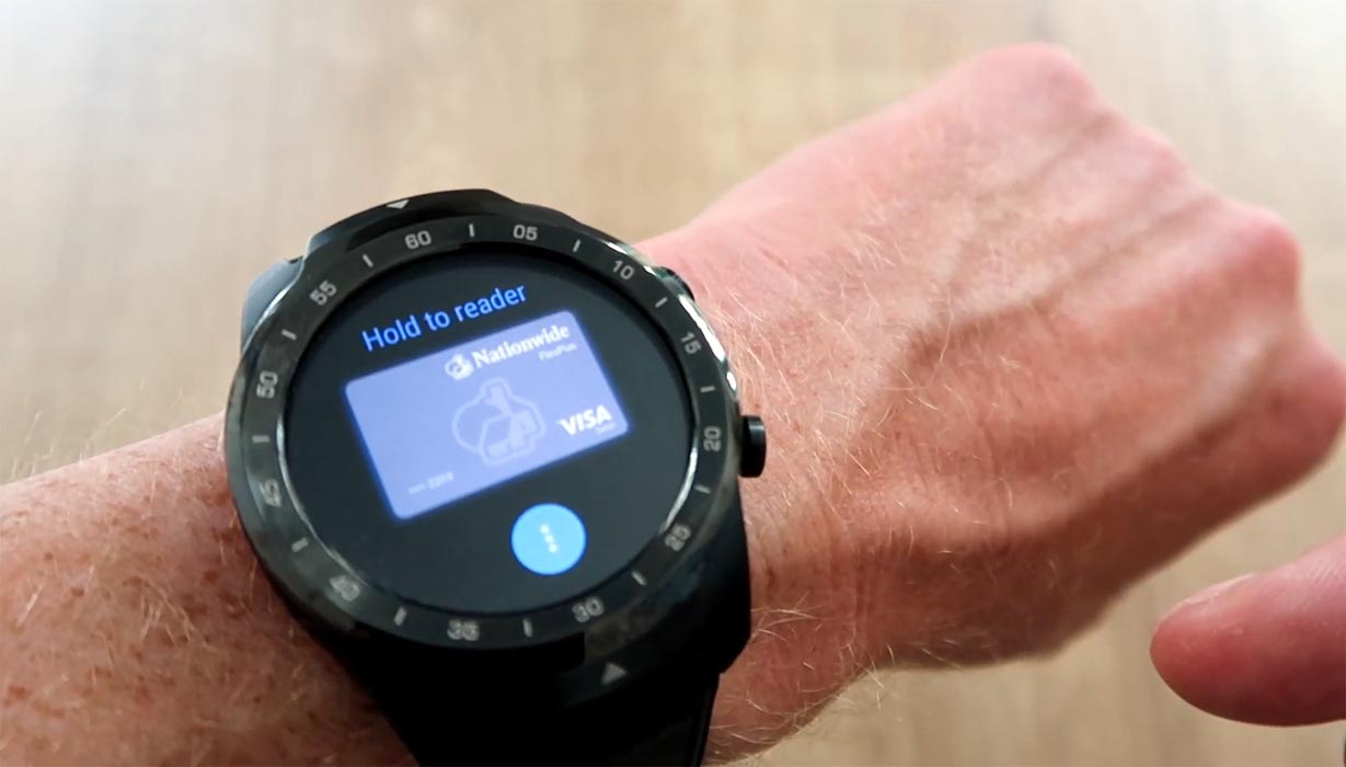 Pago de Google Pay con Wear OS Smart Watch