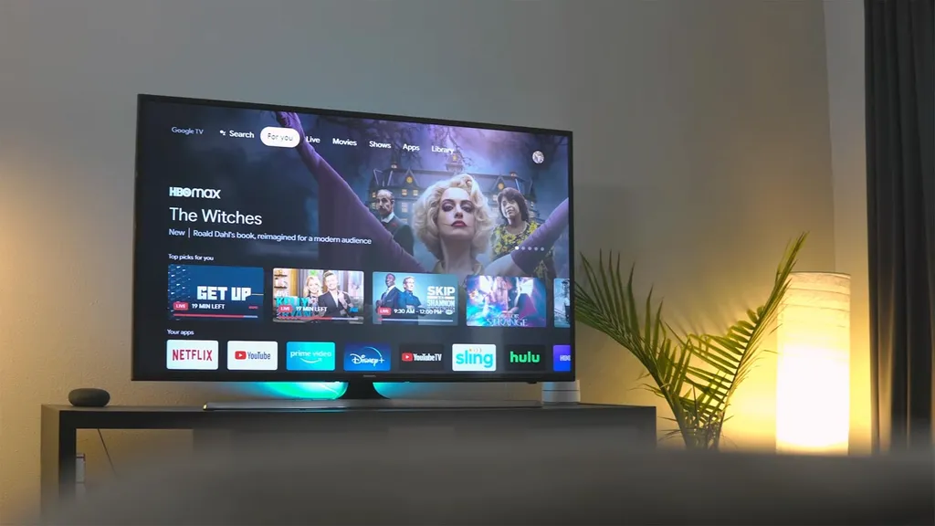 Chromecast de Google TV que muestra contenidos HDR10+
