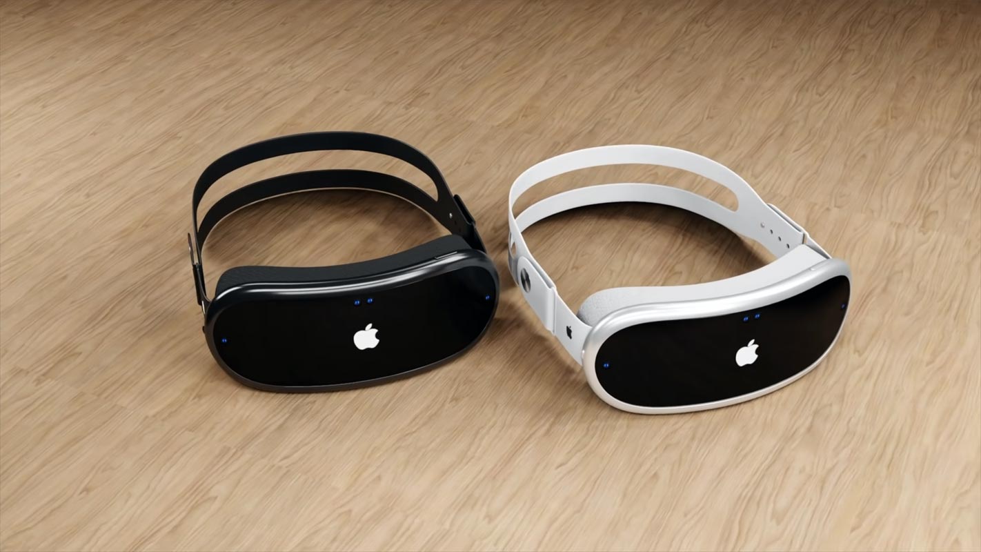 Variantes de color de los auriculares Apple VR